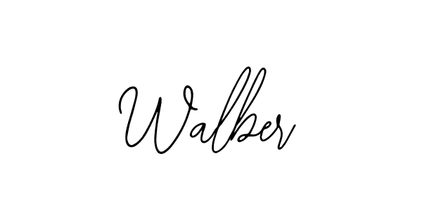 if you are searching for the best signature style for your name Walber. so please give up your signature search. here we have designed multiple signature styles  using Bearetta-2O07w. Walber signature style 12 images and pictures png