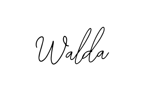 if you are searching for the best signature style for your name Walda. so please give up your signature search. here we have designed multiple signature styles  using Bearetta-2O07w. Walda signature style 12 images and pictures png