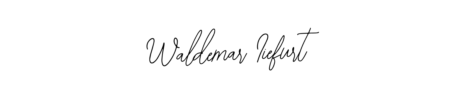 How to make Waldemar Iiefurt name signature. Use Bearetta-2O07w style for creating short signs online. This is the latest handwritten sign. Waldemar Iiefurt signature style 12 images and pictures png