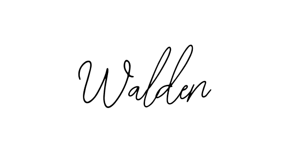 if you are searching for the best signature style for your name Walden. so please give up your signature search. here we have designed multiple signature styles  using Bearetta-2O07w. Walden signature style 12 images and pictures png