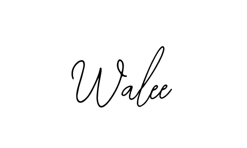 if you are searching for the best signature style for your name Walee. so please give up your signature search. here we have designed multiple signature styles  using Bearetta-2O07w. Walee signature style 12 images and pictures png