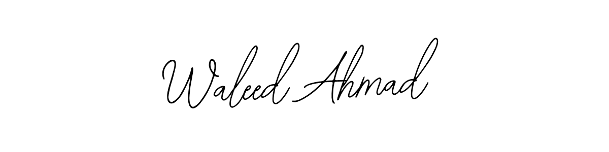 It looks lik you need a new signature style for name Waleed Ahmad. Design unique handwritten (Bearetta-2O07w) signature with our free signature maker in just a few clicks. Waleed Ahmad signature style 12 images and pictures png