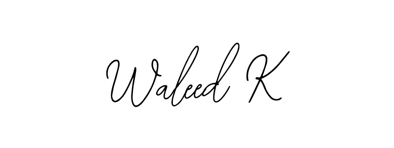 See photos of Waleed K official signature by Spectra . Check more albums & portfolios. Read reviews & check more about Bearetta-2O07w font. Waleed K signature style 12 images and pictures png