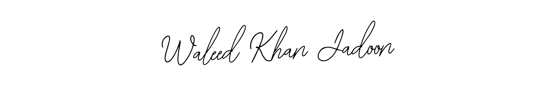 The best way (Bearetta-2O07w) to make a short signature is to pick only two or three words in your name. The name Waleed Khan Jadoon include a total of six letters. For converting this name. Waleed Khan Jadoon signature style 12 images and pictures png