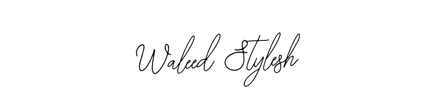 Also we have Waleed Stylesh name is the best signature style. Create professional handwritten signature collection using Bearetta-2O07w autograph style. Waleed Stylesh signature style 12 images and pictures png