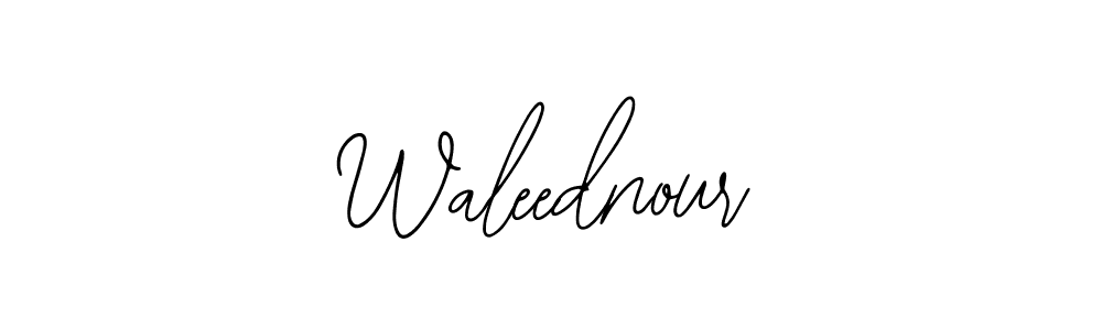 Use a signature maker to create a handwritten signature online. With this signature software, you can design (Bearetta-2O07w) your own signature for name Waleednour. Waleednour signature style 12 images and pictures png