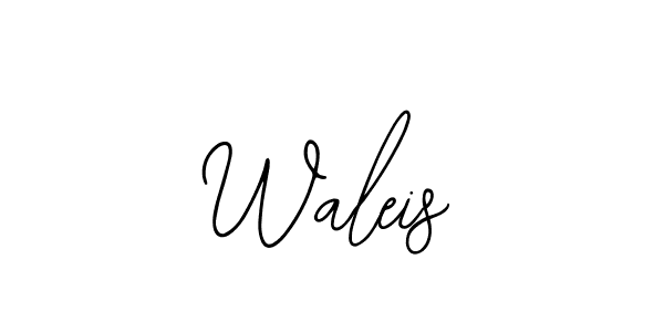 How to Draw Waleis signature style? Bearetta-2O07w is a latest design signature styles for name Waleis. Waleis signature style 12 images and pictures png