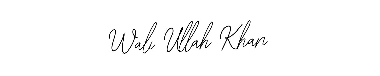 Make a beautiful signature design for name Wali Ullah Khan. With this signature (Bearetta-2O07w) style, you can create a handwritten signature for free. Wali Ullah Khan signature style 12 images and pictures png