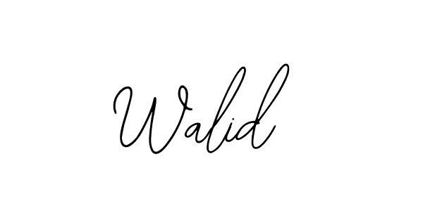 Similarly Bearetta-2O07w is the best handwritten signature design. Signature creator online .You can use it as an online autograph creator for name Walid . Walid  signature style 12 images and pictures png