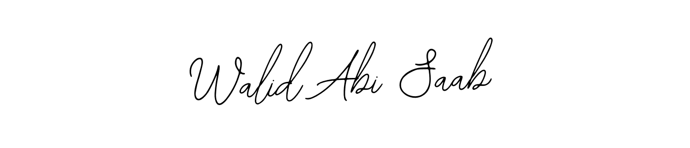 Walid Abi Saab stylish signature style. Best Handwritten Sign (Bearetta-2O07w) for my name. Handwritten Signature Collection Ideas for my name Walid Abi Saab. Walid Abi Saab signature style 12 images and pictures png