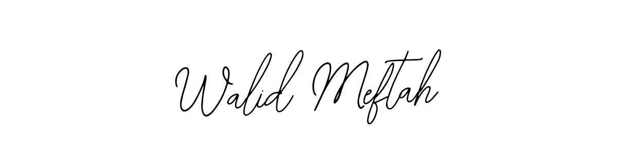 Walid Meftah stylish signature style. Best Handwritten Sign (Bearetta-2O07w) for my name. Handwritten Signature Collection Ideas for my name Walid Meftah. Walid Meftah signature style 12 images and pictures png