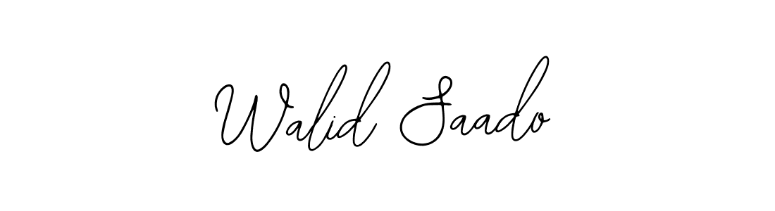 Make a beautiful signature design for name Walid Saado. With this signature (Bearetta-2O07w) style, you can create a handwritten signature for free. Walid Saado signature style 12 images and pictures png