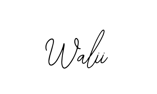 if you are searching for the best signature style for your name Walii. so please give up your signature search. here we have designed multiple signature styles  using Bearetta-2O07w. Walii signature style 12 images and pictures png