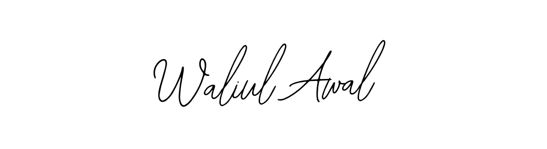 Create a beautiful signature design for name Waliul Awal. With this signature (Bearetta-2O07w) fonts, you can make a handwritten signature for free. Waliul Awal signature style 12 images and pictures png