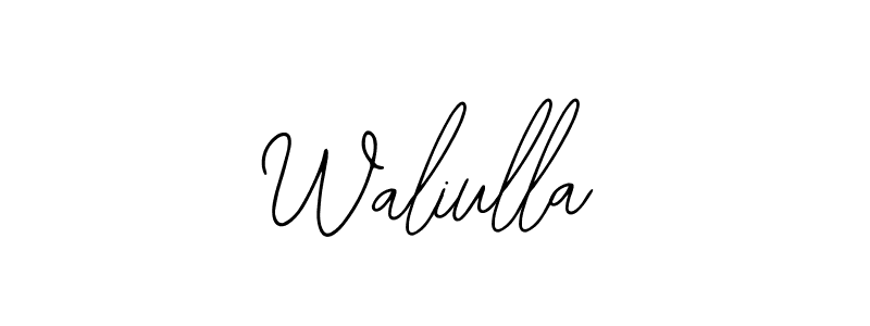 Also we have Waliulla name is the best signature style. Create professional handwritten signature collection using Bearetta-2O07w autograph style. Waliulla signature style 12 images and pictures png
