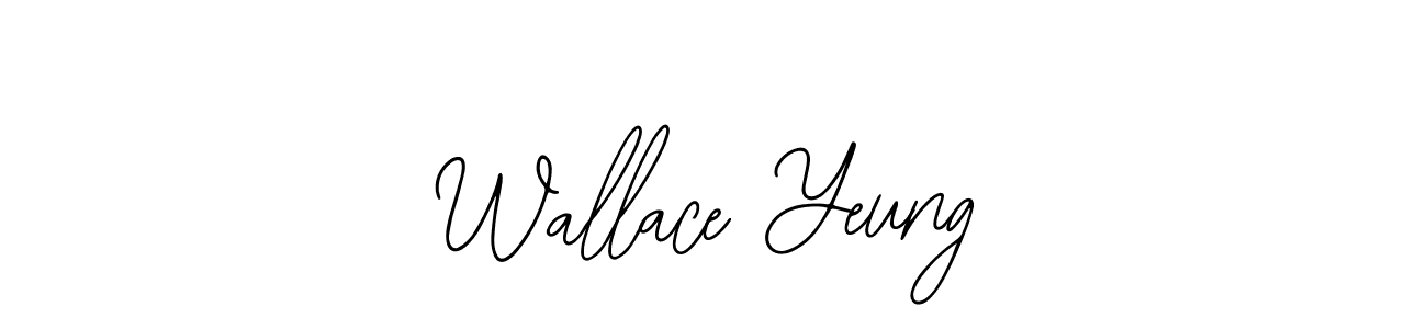 Similarly Bearetta-2O07w is the best handwritten signature design. Signature creator online .You can use it as an online autograph creator for name Wallace Yeung. Wallace Yeung signature style 12 images and pictures png