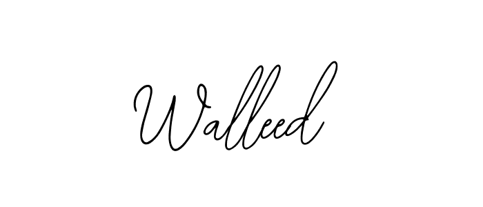 The best way (Bearetta-2O07w) to make a short signature is to pick only two or three words in your name. The name Walleed include a total of six letters. For converting this name. Walleed signature style 12 images and pictures png