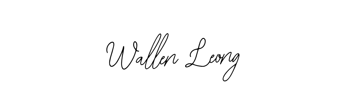 Create a beautiful signature design for name Wallen Leong. With this signature (Bearetta-2O07w) fonts, you can make a handwritten signature for free. Wallen Leong signature style 12 images and pictures png