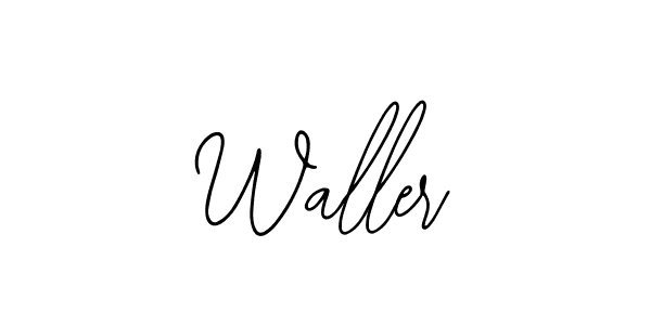 Make a beautiful signature design for name Waller. With this signature (Bearetta-2O07w) style, you can create a handwritten signature for free. Waller signature style 12 images and pictures png
