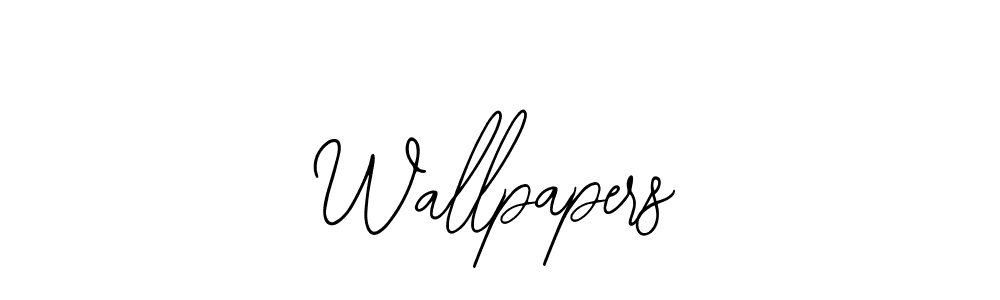 How to make Wallpapers name signature. Use Bearetta-2O07w style for creating short signs online. This is the latest handwritten sign. Wallpapers signature style 12 images and pictures png