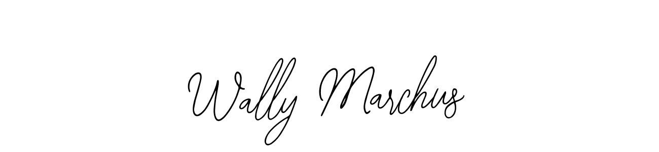 Design your own signature with our free online signature maker. With this signature software, you can create a handwritten (Bearetta-2O07w) signature for name Wally Marchus. Wally Marchus signature style 12 images and pictures png