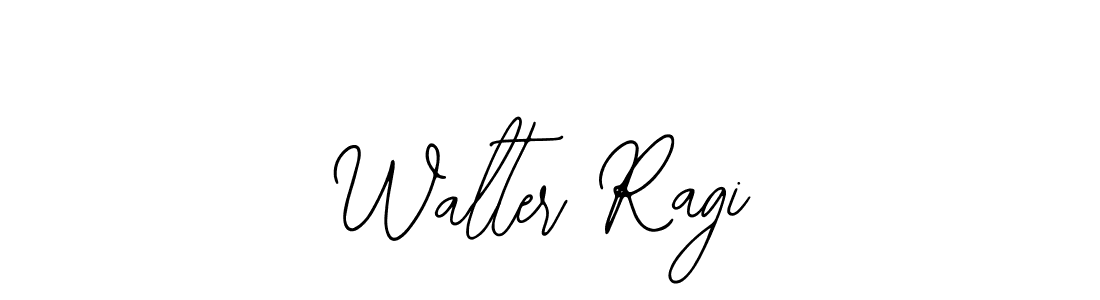 How to make Walter Ragi name signature. Use Bearetta-2O07w style for creating short signs online. This is the latest handwritten sign. Walter Ragi signature style 12 images and pictures png