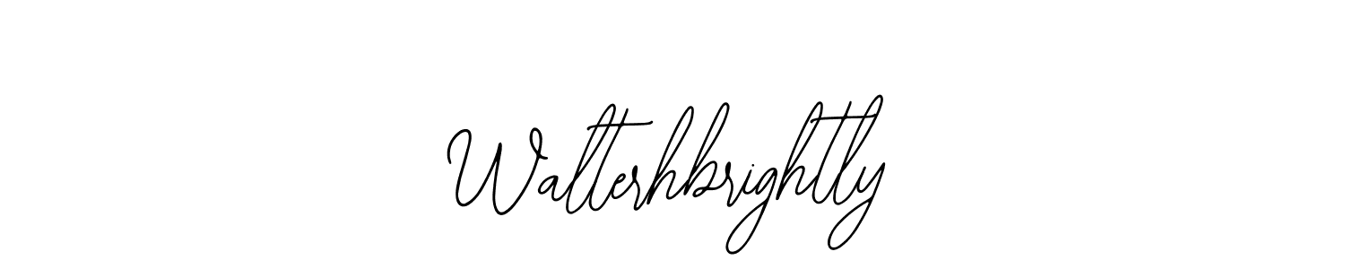 How to Draw Walterhbrightly signature style? Bearetta-2O07w is a latest design signature styles for name Walterhbrightly. Walterhbrightly signature style 12 images and pictures png