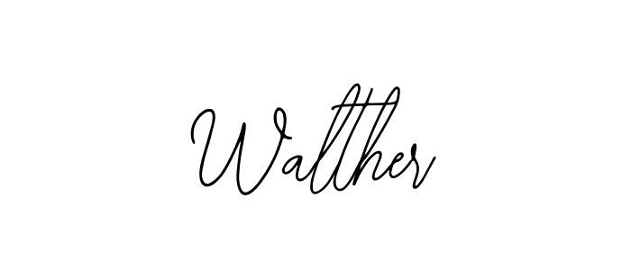 Bearetta-2O07w is a professional signature style that is perfect for those who want to add a touch of class to their signature. It is also a great choice for those who want to make their signature more unique. Get Walther name to fancy signature for free. Walther signature style 12 images and pictures png