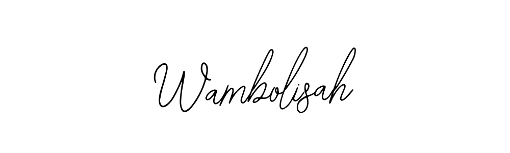This is the best signature style for the Wambolisah name. Also you like these signature font (Bearetta-2O07w). Mix name signature. Wambolisah signature style 12 images and pictures png