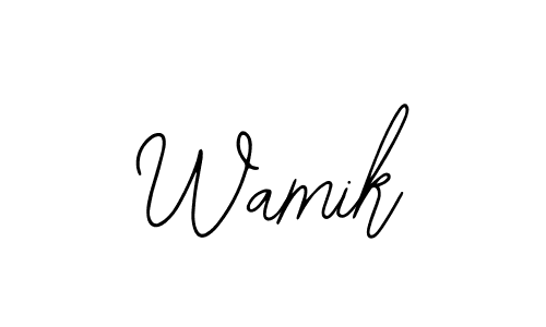 Make a beautiful signature design for name Wamik. Use this online signature maker to create a handwritten signature for free. Wamik signature style 12 images and pictures png