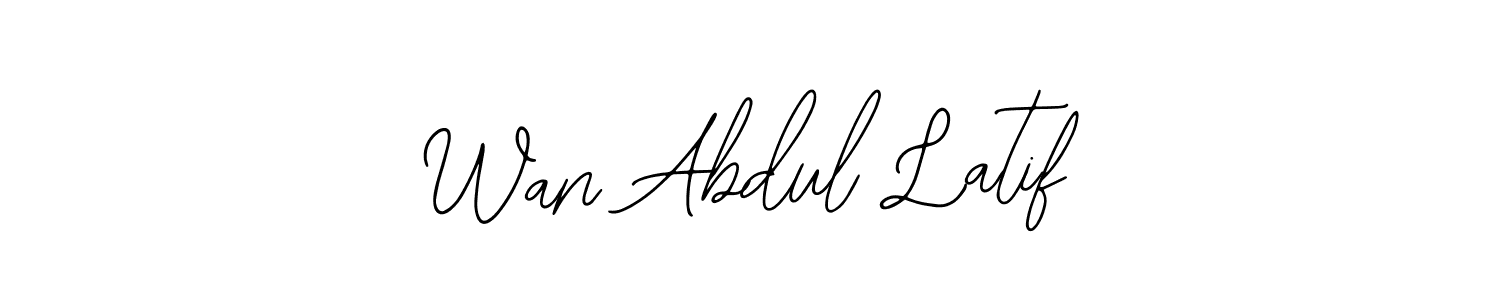How to Draw Wan Abdul Latif signature style? Bearetta-2O07w is a latest design signature styles for name Wan Abdul Latif. Wan Abdul Latif signature style 12 images and pictures png