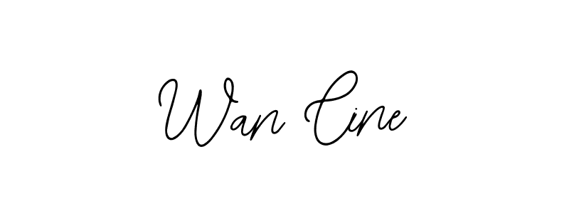 The best way (Bearetta-2O07w) to make a short signature is to pick only two or three words in your name. The name Wan Cine include a total of six letters. For converting this name. Wan Cine signature style 12 images and pictures png