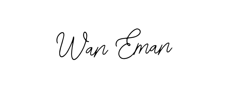 This is the best signature style for the Wan Eman name. Also you like these signature font (Bearetta-2O07w). Mix name signature. Wan Eman signature style 12 images and pictures png