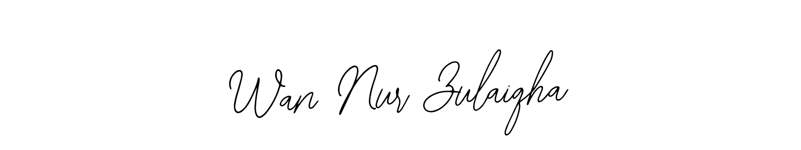 Once you've used our free online signature maker to create your best signature Bearetta-2O07w style, it's time to enjoy all of the benefits that Wan Nur Zulaiqha name signing documents. Wan Nur Zulaiqha signature style 12 images and pictures png