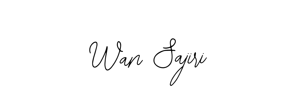 Create a beautiful signature design for name Wan Sajiri. With this signature (Bearetta-2O07w) fonts, you can make a handwritten signature for free. Wan Sajiri signature style 12 images and pictures png