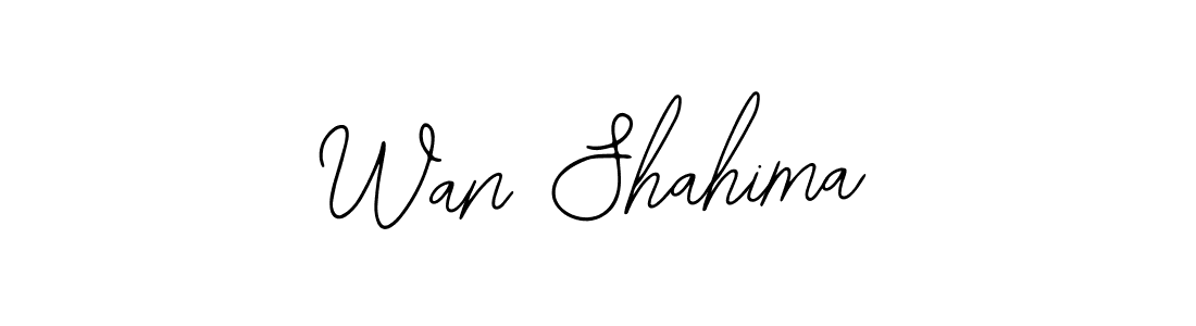 How to Draw Wan Shahima signature style? Bearetta-2O07w is a latest design signature styles for name Wan Shahima. Wan Shahima signature style 12 images and pictures png