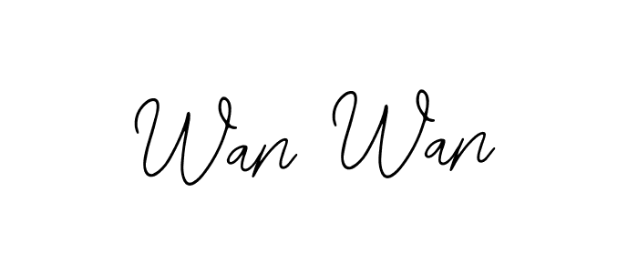 Make a beautiful signature design for name Wan Wan. Use this online signature maker to create a handwritten signature for free. Wan Wan signature style 12 images and pictures png