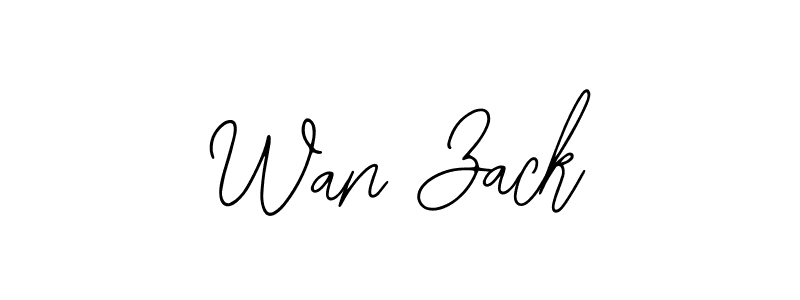 Bearetta-2O07w is a professional signature style that is perfect for those who want to add a touch of class to their signature. It is also a great choice for those who want to make their signature more unique. Get Wan Zack name to fancy signature for free. Wan Zack signature style 12 images and pictures png