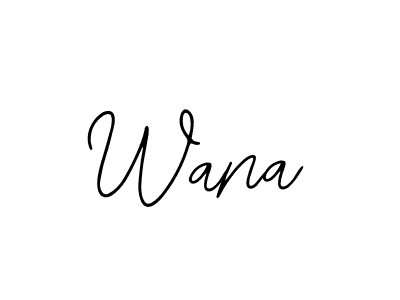 if you are searching for the best signature style for your name Wana. so please give up your signature search. here we have designed multiple signature styles  using Bearetta-2O07w. Wana signature style 12 images and pictures png