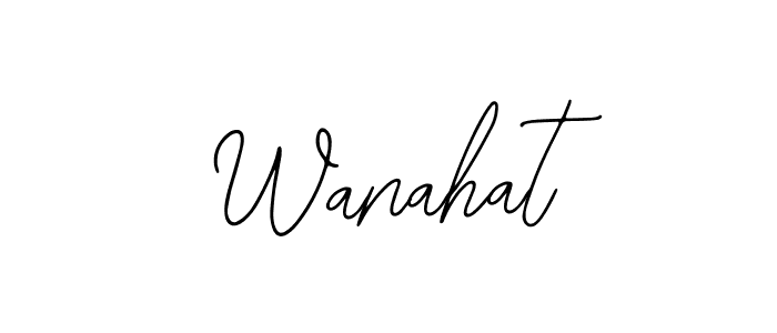 Check out images of Autograph of Wanahat name. Actor Wanahat Signature Style. Bearetta-2O07w is a professional sign style online. Wanahat signature style 12 images and pictures png