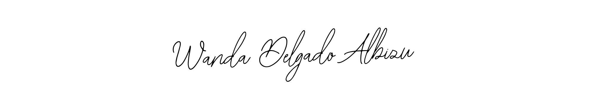 Use a signature maker to create a handwritten signature online. With this signature software, you can design (Bearetta-2O07w) your own signature for name Wanda Delgado Albizu. Wanda Delgado Albizu signature style 12 images and pictures png