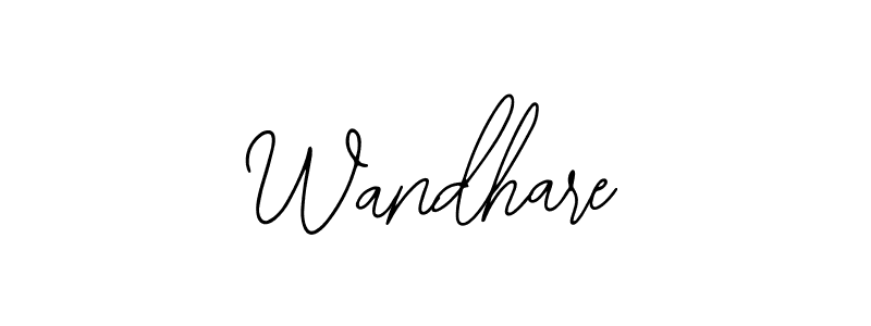 It looks lik you need a new signature style for name Wandhare. Design unique handwritten (Bearetta-2O07w) signature with our free signature maker in just a few clicks. Wandhare signature style 12 images and pictures png