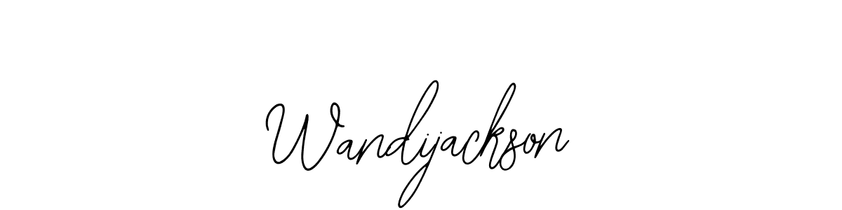 Make a beautiful signature design for name Wandijackson. With this signature (Bearetta-2O07w) style, you can create a handwritten signature for free. Wandijackson signature style 12 images and pictures png