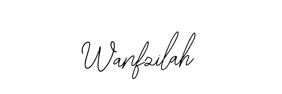 Make a beautiful signature design for name Wanfzilah. Use this online signature maker to create a handwritten signature for free. Wanfzilah signature style 12 images and pictures png