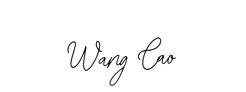 It looks lik you need a new signature style for name Wang Cao. Design unique handwritten (Bearetta-2O07w) signature with our free signature maker in just a few clicks. Wang Cao signature style 12 images and pictures png