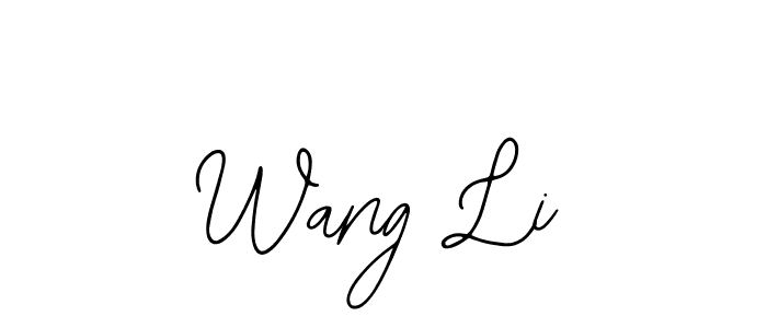 Once you've used our free online signature maker to create your best signature Bearetta-2O07w style, it's time to enjoy all of the benefits that Wang Li name signing documents. Wang Li signature style 12 images and pictures png