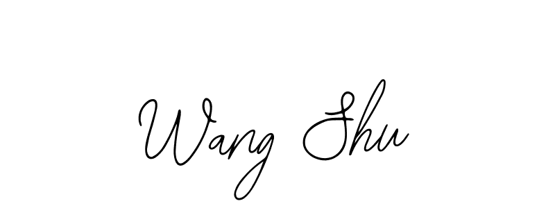 How to make Wang Shu signature? Bearetta-2O07w is a professional autograph style. Create handwritten signature for Wang Shu name. Wang Shu signature style 12 images and pictures png