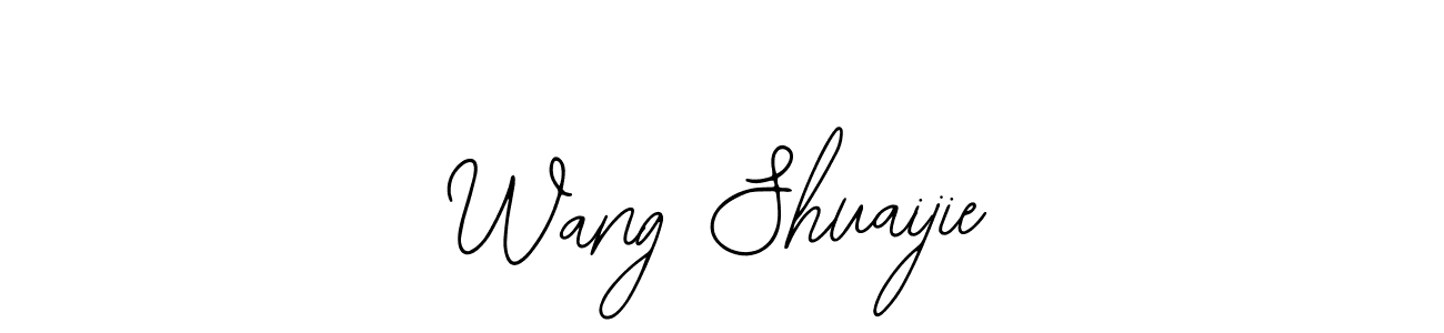 How to Draw Wang Shuaijie signature style? Bearetta-2O07w is a latest design signature styles for name Wang Shuaijie. Wang Shuaijie signature style 12 images and pictures png