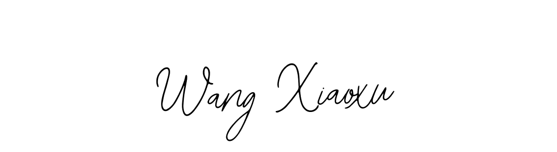 How to make Wang Xiaoxu signature? Bearetta-2O07w is a professional autograph style. Create handwritten signature for Wang Xiaoxu name. Wang Xiaoxu signature style 12 images and pictures png