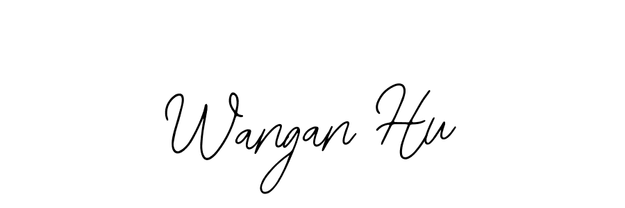 Also we have Wangan Hu name is the best signature style. Create professional handwritten signature collection using Bearetta-2O07w autograph style. Wangan Hu signature style 12 images and pictures png